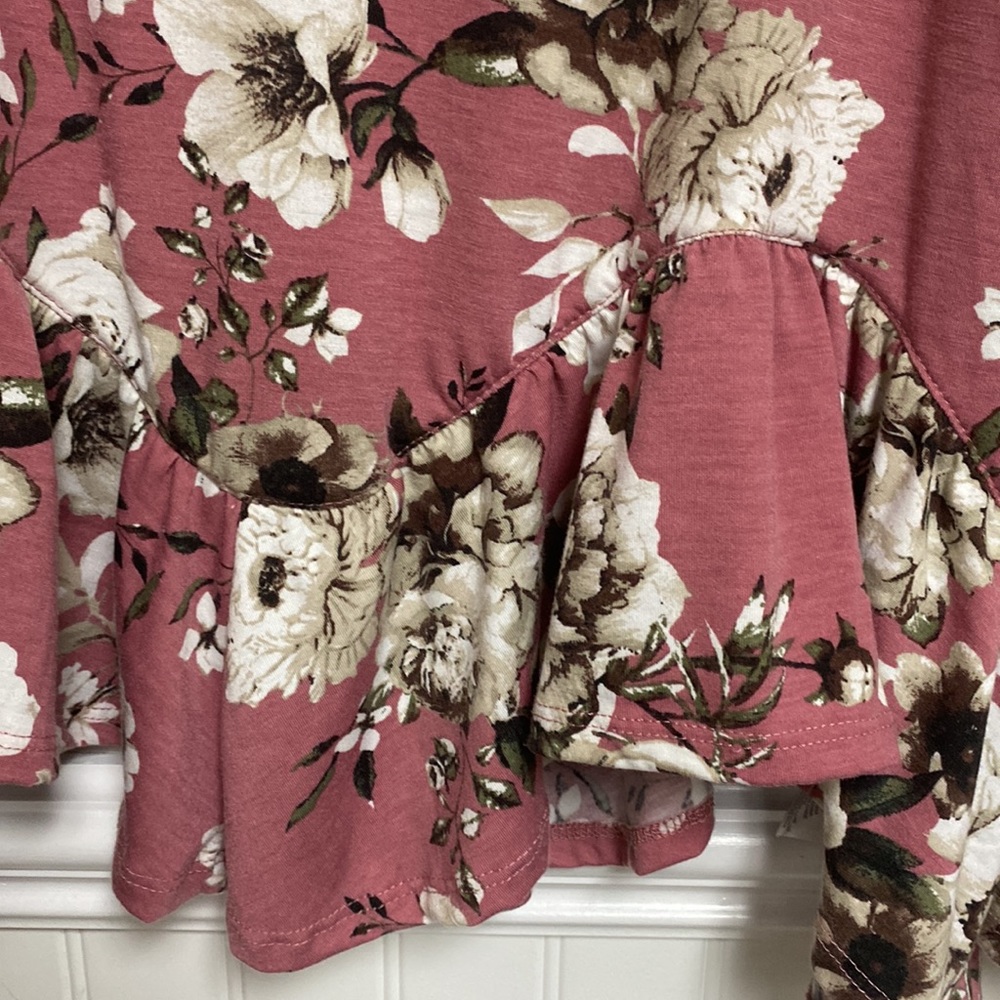 Absolutely Famous Womens Rose Floral size XL - Picture 4 of 7